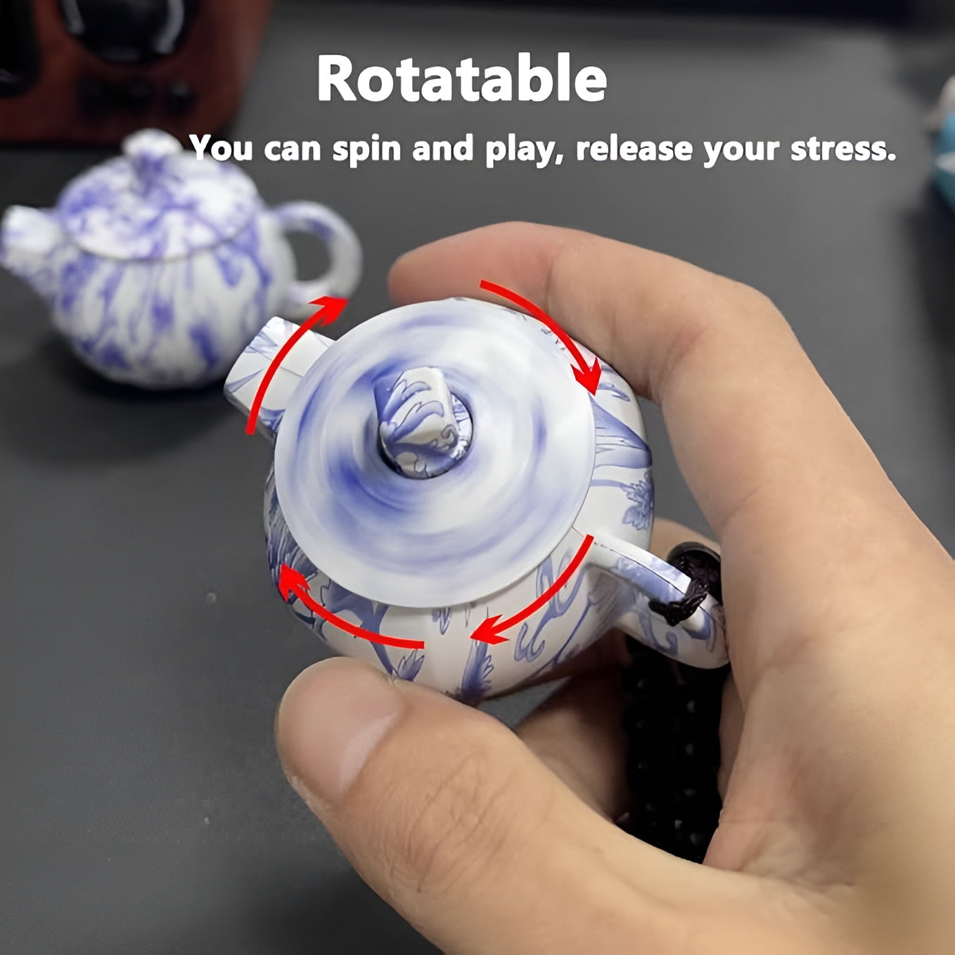 Weather Resistant Teapot Jet Flame Lighter
