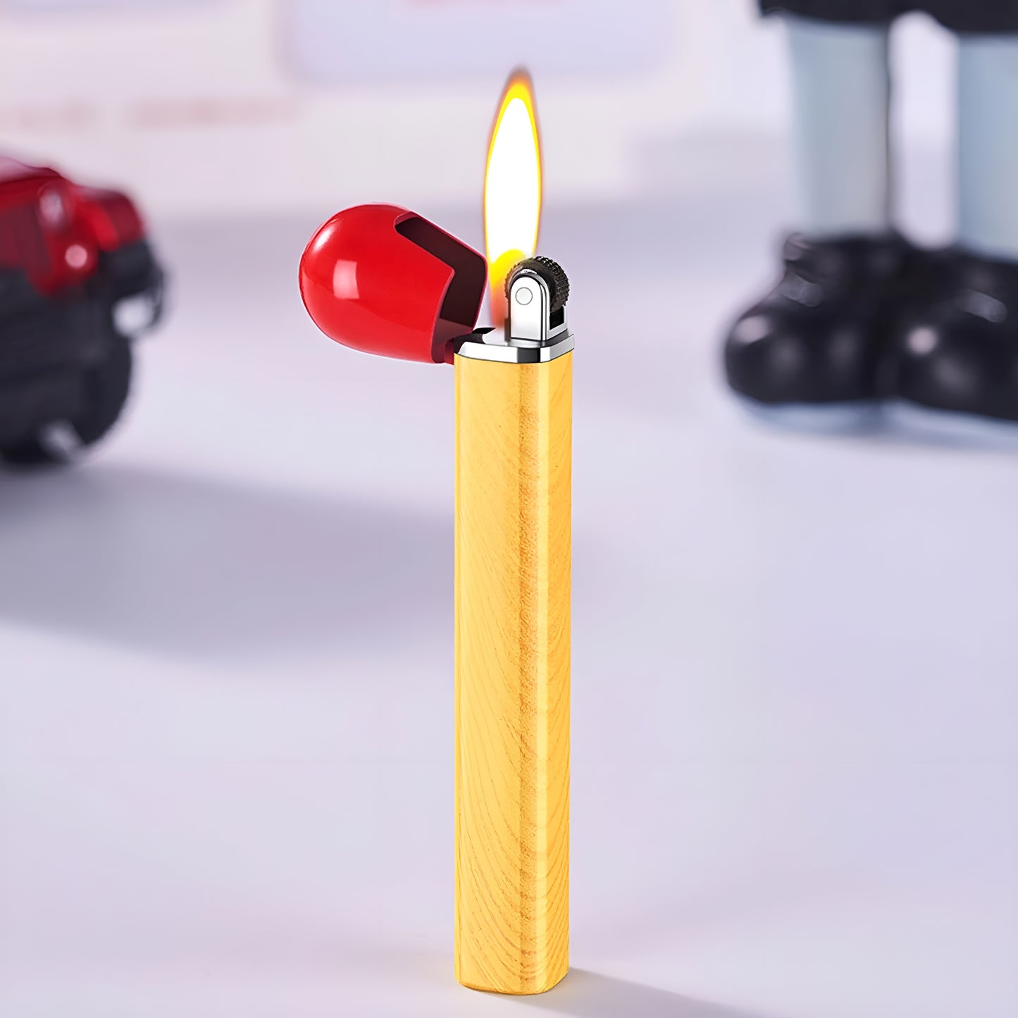 Mini Matchstick Metal Inflatable Lighter