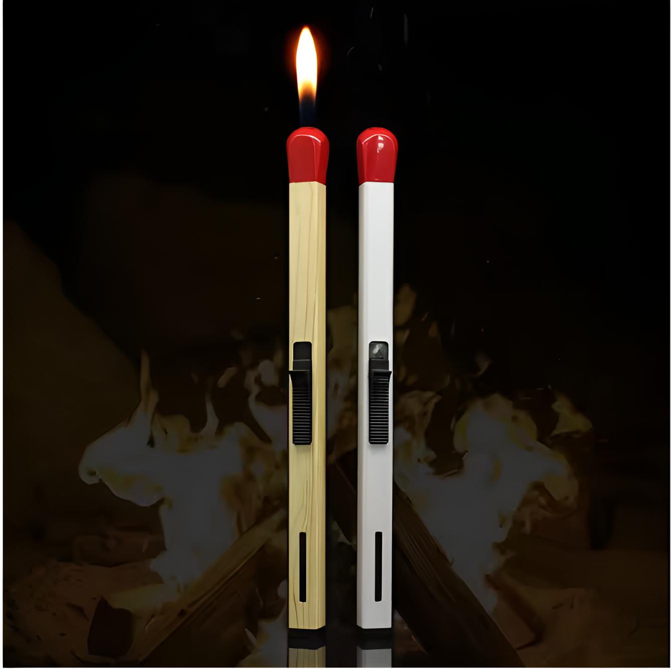 Windproof Refillable Giant Match Jet Lighter