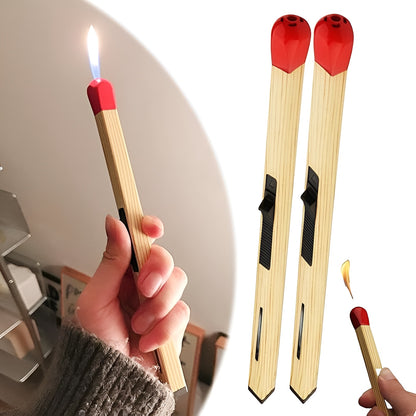 Windproof Refillable Giant Match Jet Lighter