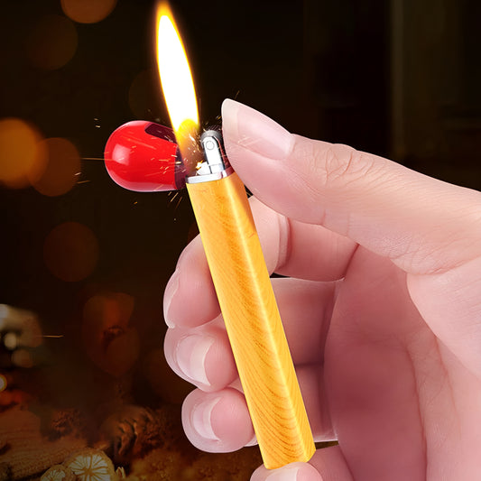 Mini Matchstick Metal Inflatable Lighter